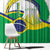 Brasilia Capital Window Curtain Brazil Flag Metropolitan Cathedral - Wonder Print Shop