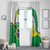 Brasilia Capital Window Curtain Brazil Flag Metropolitan Cathedral - Wonder Print Shop