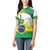 Brasilia Capital Women Polo Shirt Brazil Flag Metropolitan Cathedral - Wonder Print Shop