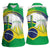 Brasilia Capital Women Sleeveless Polo Shirt Brazil Flag Metropolitan Cathedral - Wonder Print Shop