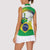 Brasilia Capital Women Sleeveless Polo Shirt Brazil Flag Metropolitan Cathedral - Wonder Print Shop