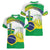 Brasilia Capital Women V-Neck T-Shirt Brazil Flag Metropolitan Cathedral - Wonder Print Shop