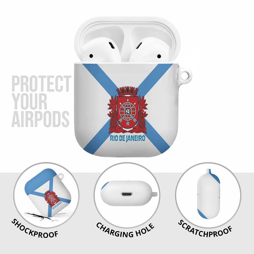 Rio de Janeiro Brazil AirPods Case Flag Style - Wonder Print Shop