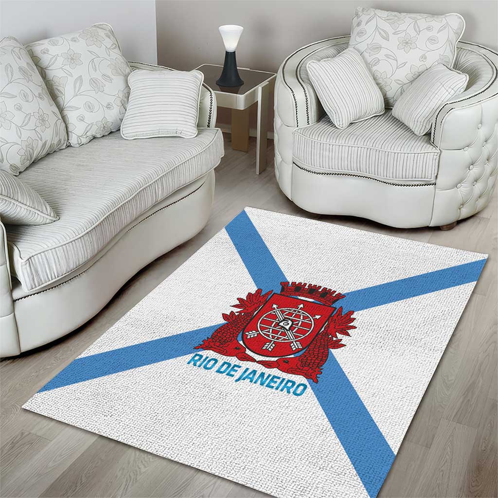 Rio de Janeiro Brazil Area Rug Flag Style - Wonder Print Shop