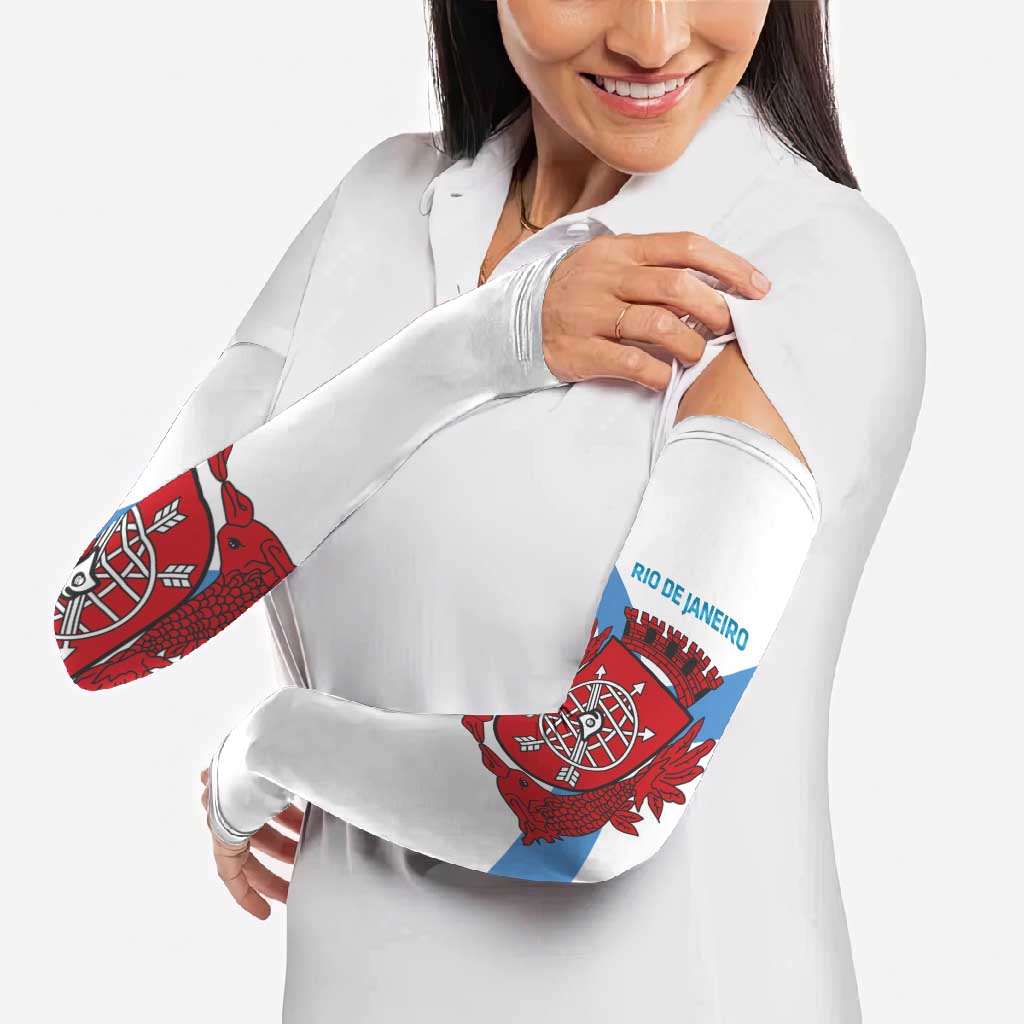 Rio de Janeiro Brazil Arm Sleeves Flag Style - Wonder Print Shop