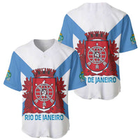 Rio de Janeiro Brazil Baseball Jersey Flag Style - Wonder Print Shop