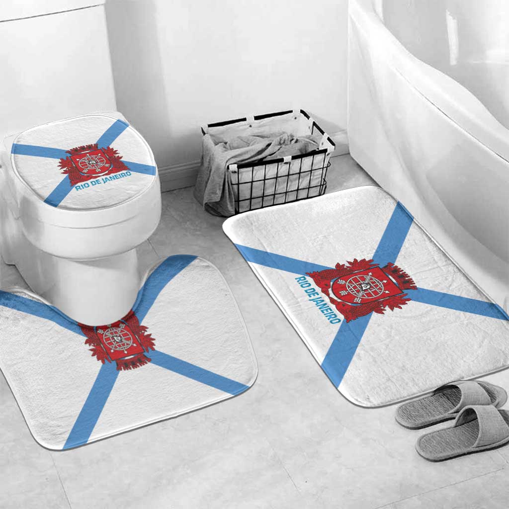 Rio de Janeiro Brazil Bathroom Set Flag Style - Wonder Print Shop