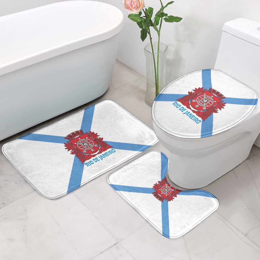 Rio de Janeiro Brazil Bathroom Set Flag Style - Wonder Print Shop