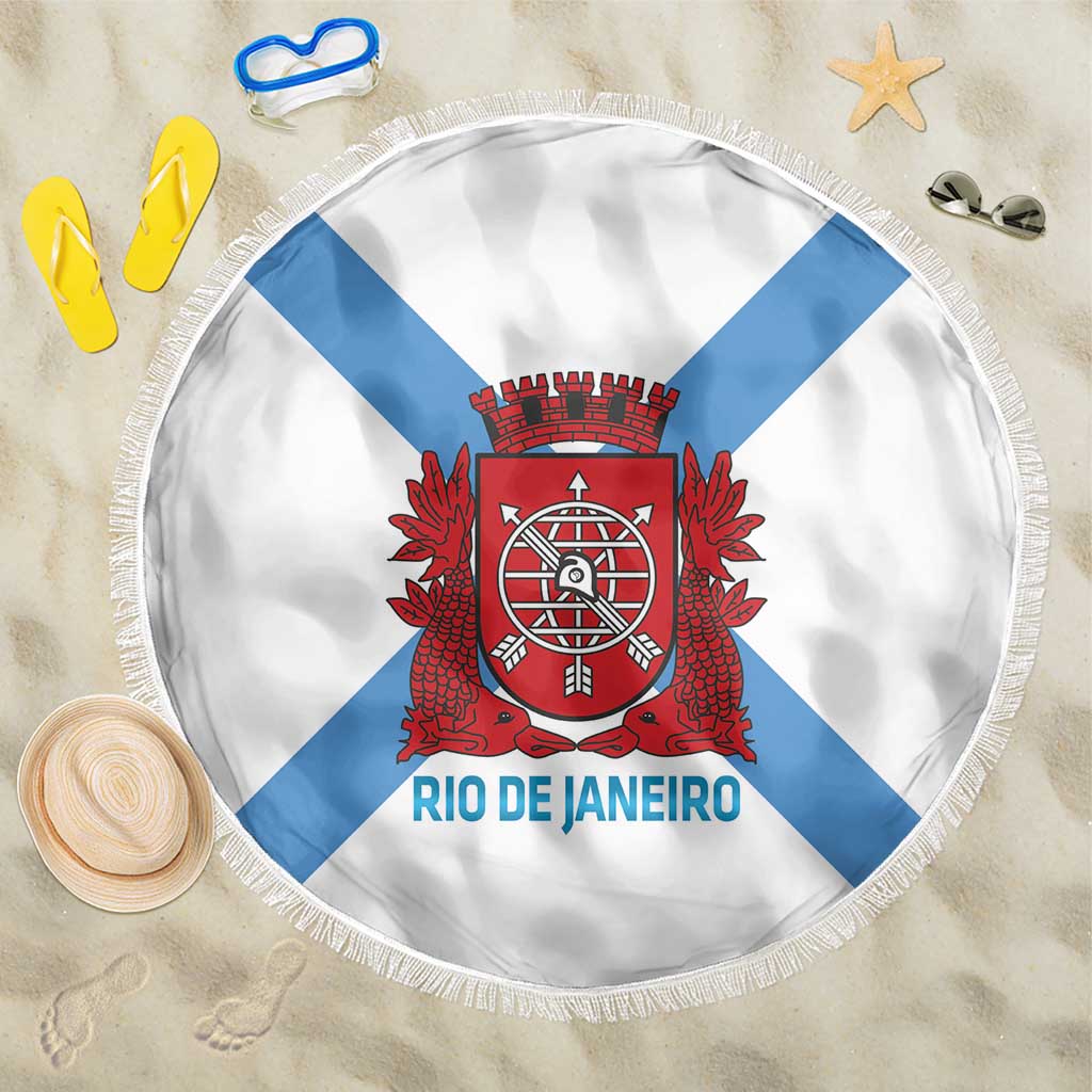 Rio de Janeiro Brazil Beach Blanket Flag Style - Wonder Print Shop