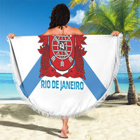 Rio de Janeiro Brazil Beach Blanket Flag Style - Wonder Print Shop