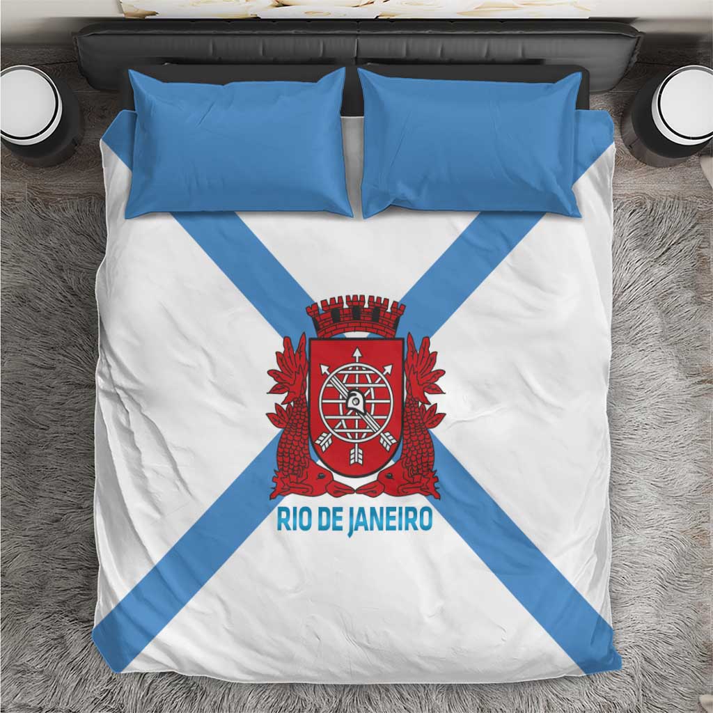 Rio de Janeiro Brazil Bedding Set Flag Style - Wonder Print Shop