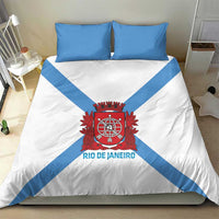 Rio de Janeiro Brazil Bedding Set Flag Style - Wonder Print Shop