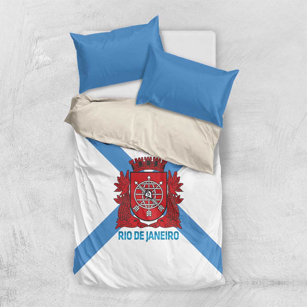 Rio de Janeiro Brazil Bedding Set Flag Style - Wonder Print Shop