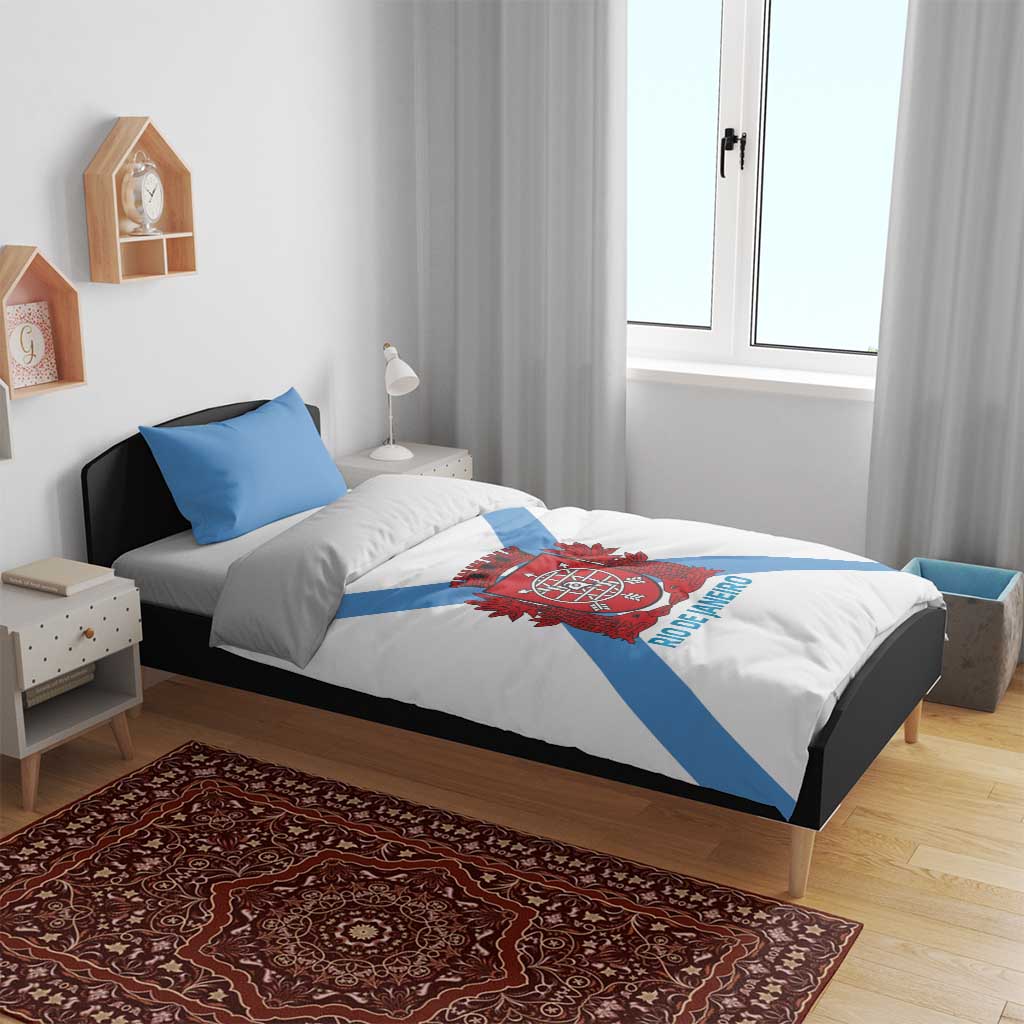 Rio de Janeiro Brazil Bedding Set Flag Style - Wonder Print Shop