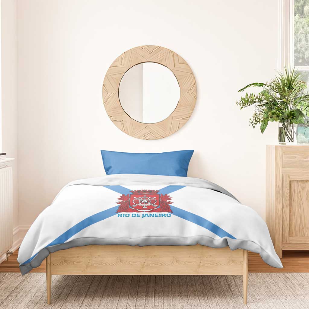 Rio de Janeiro Brazil Bedding Set Flag Style - Wonder Print Shop