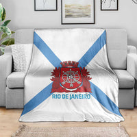 Rio de Janeiro Brazil Blanket Flag Style - Wonder Print Shop