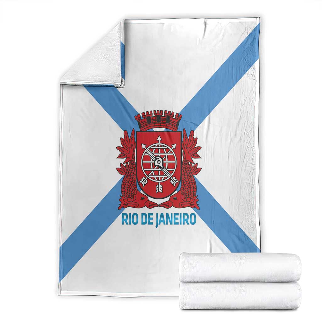 Rio de Janeiro Brazil Blanket Flag Style - Wonder Print Shop