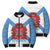 Rio de Janeiro Brazil Bomber Puffer Jacket Flag Style - Wonder Print Shop