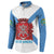 Rio de Janeiro Brazil Button Sweatshirt Flag Style - Wonder Print Shop