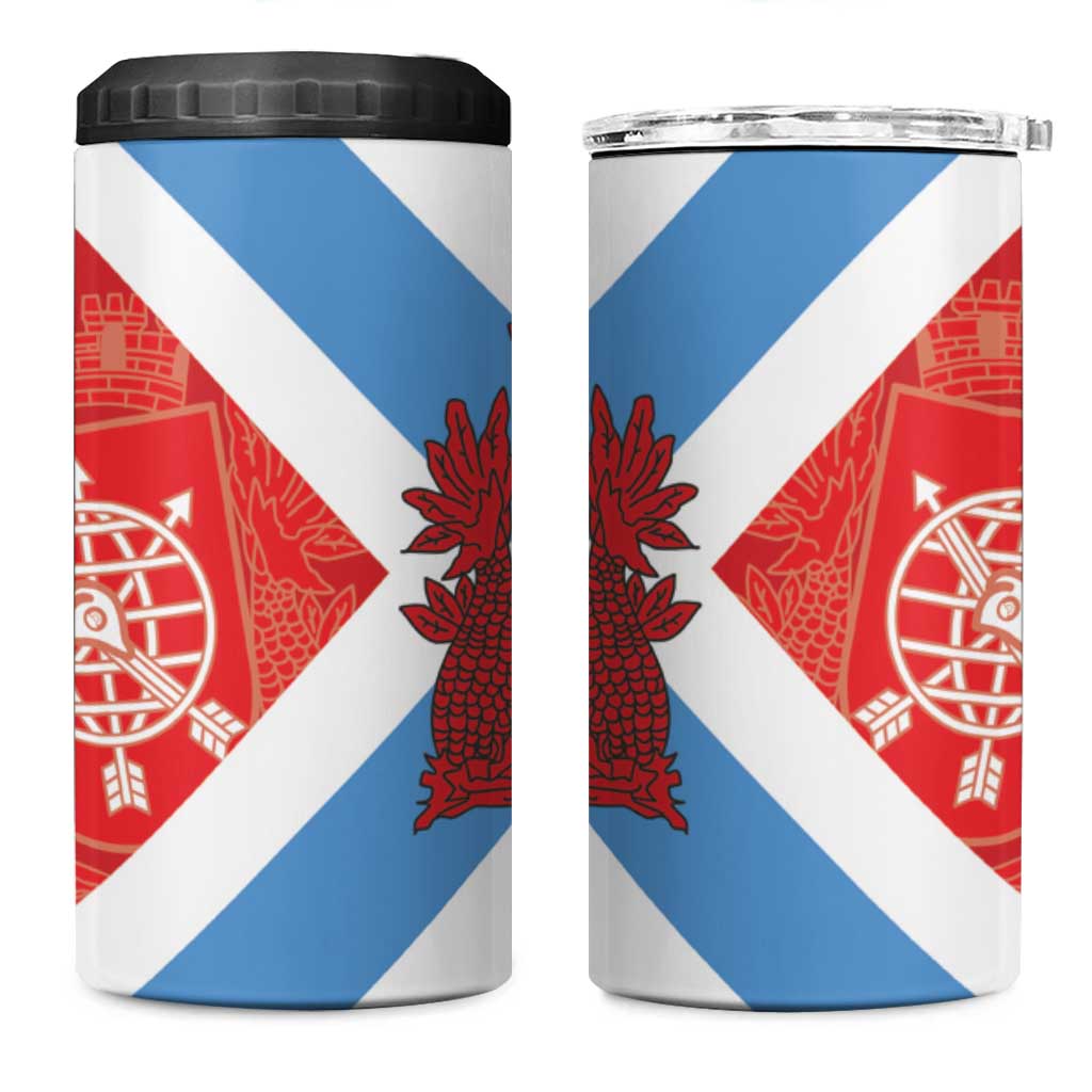 Rio de Janeiro Brazil 4 in 1 Can Cooler Tumbler Flag Style - Wonder Print Shop