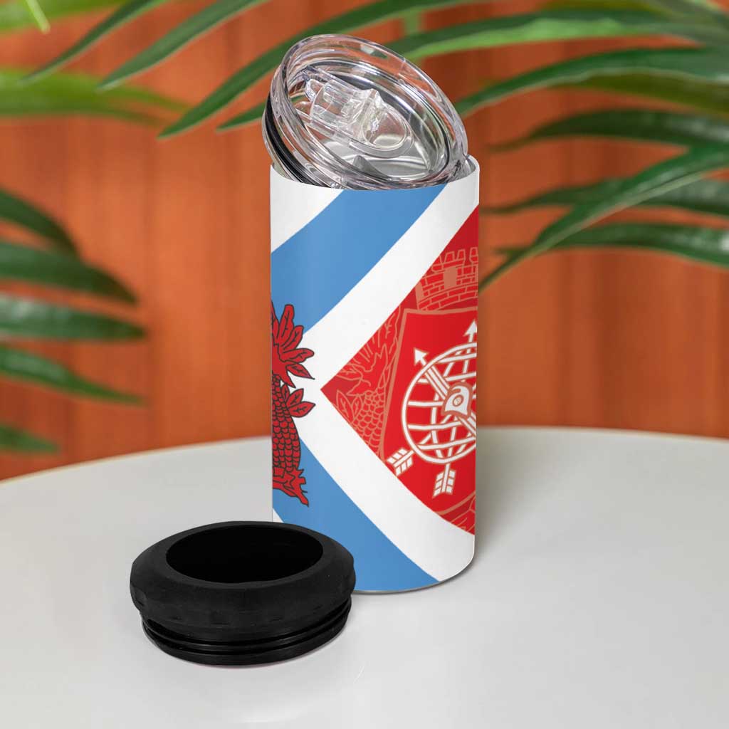 Rio de Janeiro Brazil 4 in 1 Can Cooler Tumbler Flag Style - Wonder Print Shop
