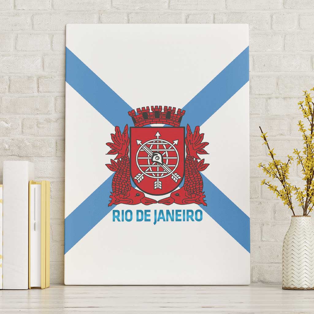 Rio de Janeiro Brazil Canvas Wall Art Flag Style - Wonder Print Shop