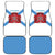 Rio de Janeiro Brazil Car Mats Flag Style - Wonder Print Shop