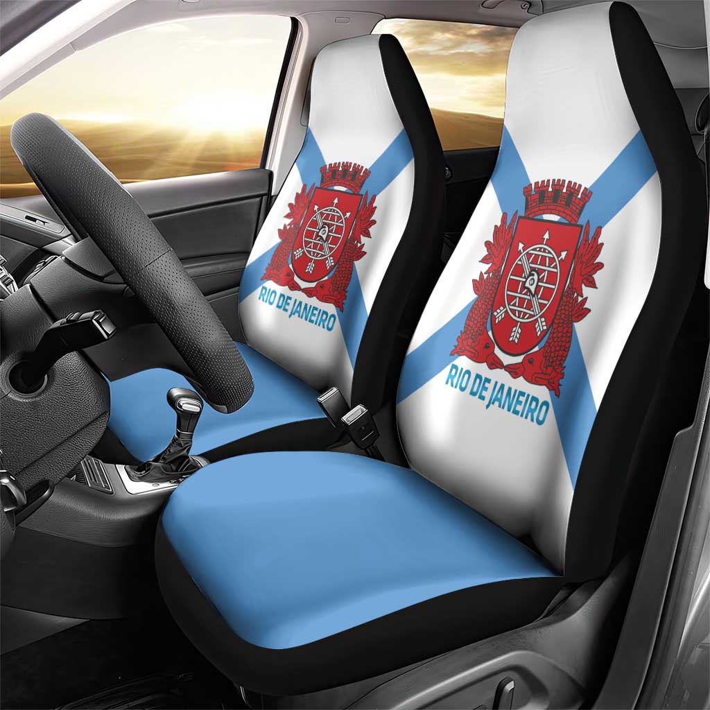 Rio de Janeiro Brazil Car Seat Cover Flag Style - Wonder Print Shop
