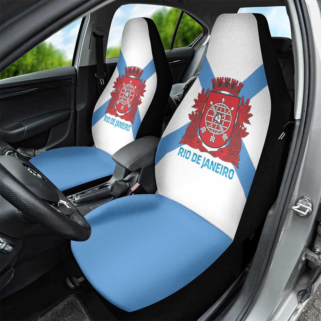 Rio de Janeiro Brazil Car Seat Cover Flag Style - Wonder Print Shop