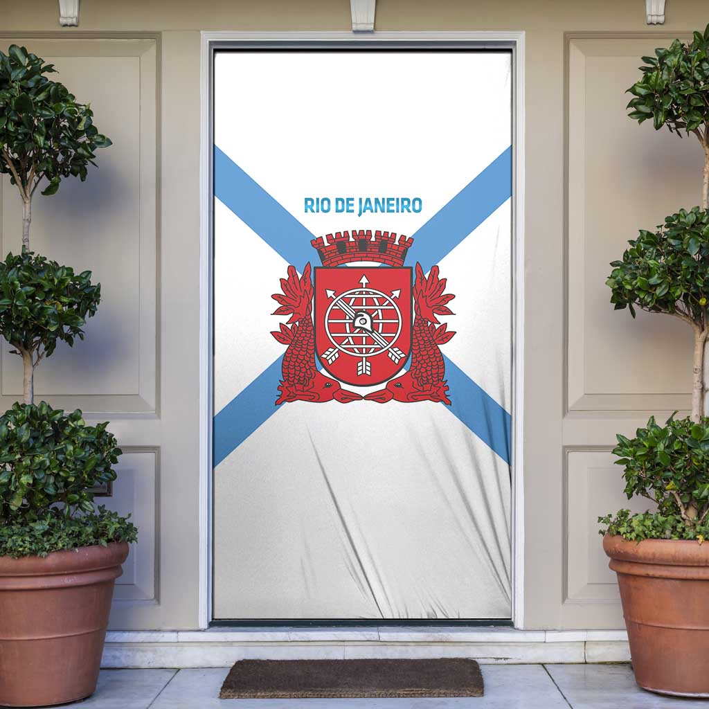 Rio de Janeiro Brazil Door Cover Flag Style - Wonder Print Shop