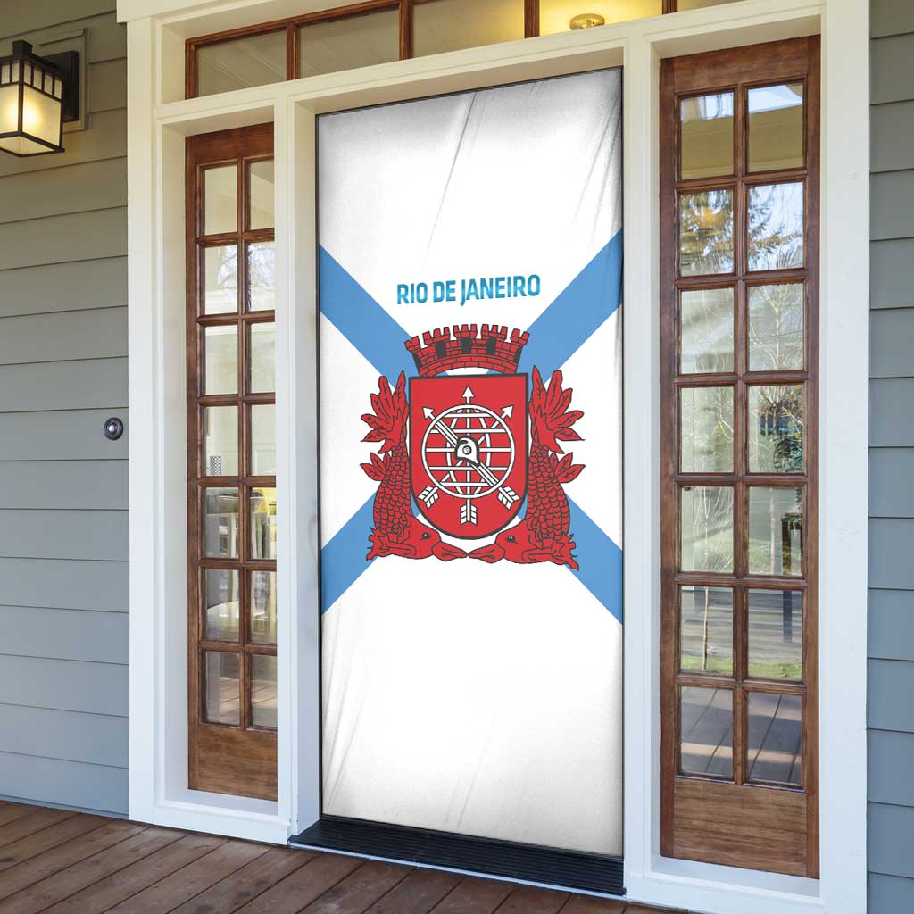 Rio de Janeiro Brazil Door Cover Flag Style - Wonder Print Shop