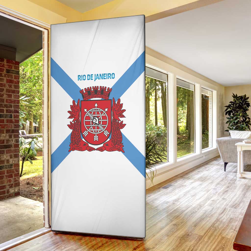 Rio de Janeiro Brazil Door Cover Flag Style - Wonder Print Shop