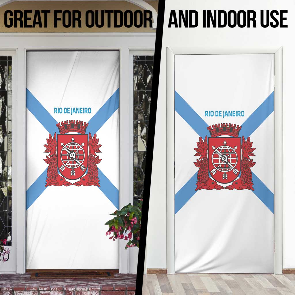 Rio de Janeiro Brazil Door Cover Flag Style - Wonder Print Shop