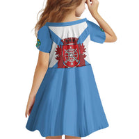 Rio de Janeiro Brazil Family Matching Long Sleeve Bodycon Dress and Hawaiian Shirt Flag Style - Wonder Print Shop