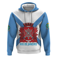 Rio de Janeiro Brazil Hoodie Flag Style - Wonder Print Shop
