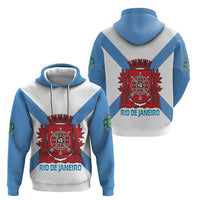 Rio de Janeiro Brazil Hoodie Flag Style - Wonder Print Shop