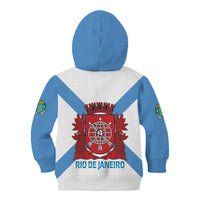 Rio de Janeiro Brazil Kid Hoodie Flag Style - Wonder Print Shop