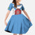 Rio de Janeiro Brazil Kid Short Sleeve Dress Flag Style - Wonder Print Shop