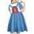Rio de Janeiro Brazil Kid Short Sleeve Dress Flag Style - Wonder Print Shop