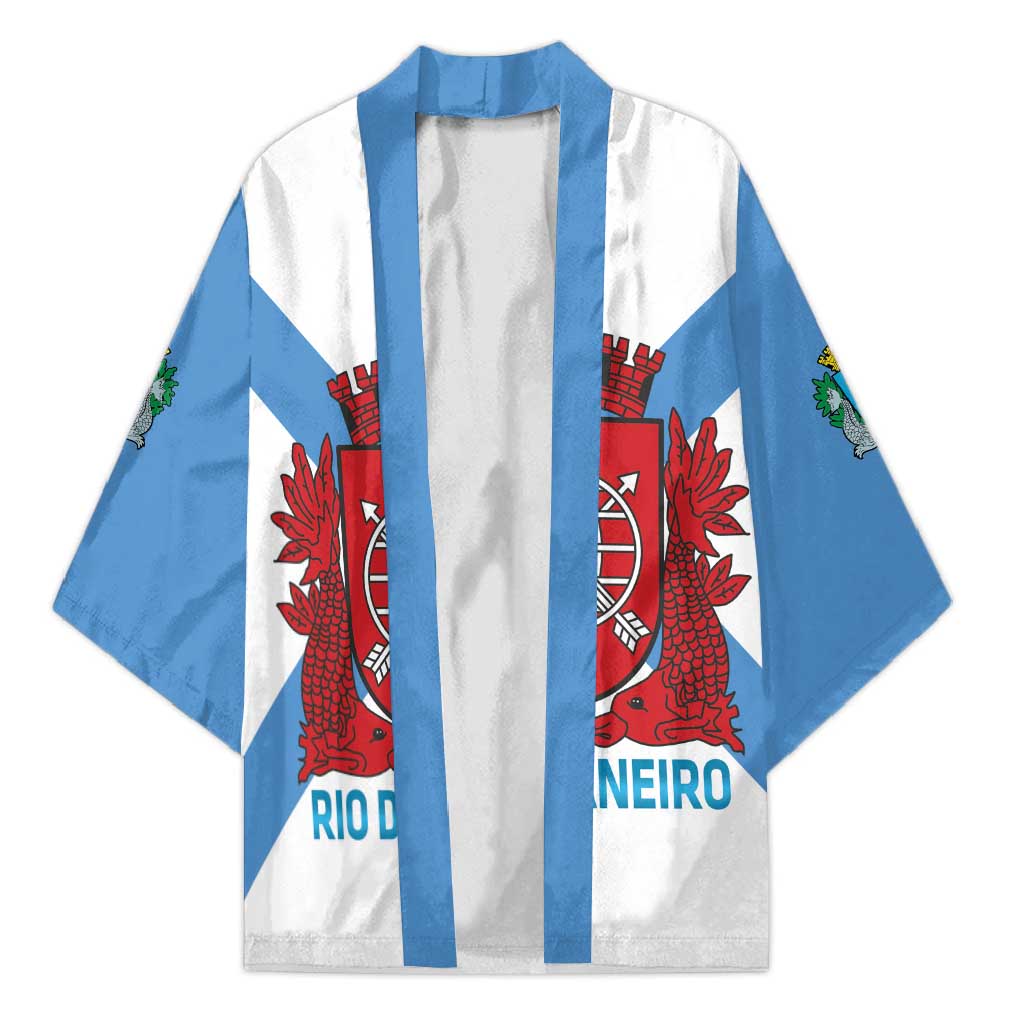 Rio de Janeiro Brazil Kimono Flag Style - Wonder Print Shop