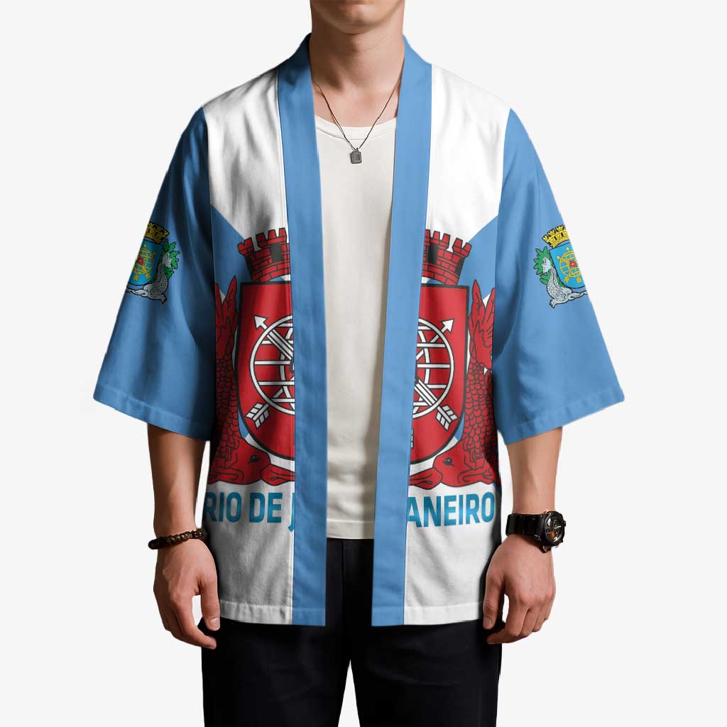 Rio de Janeiro Brazil Kimono Flag Style - Wonder Print Shop