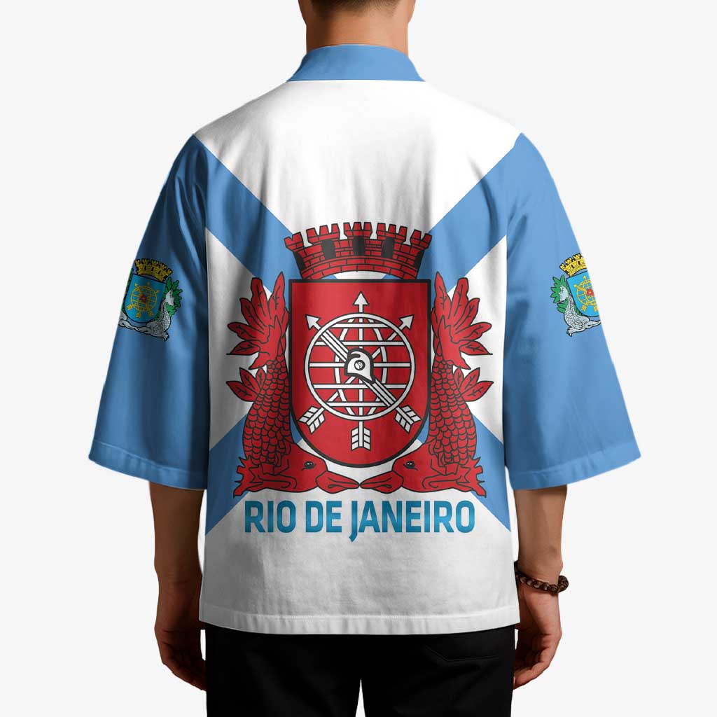 Rio de Janeiro Brazil Kimono Flag Style - Wonder Print Shop
