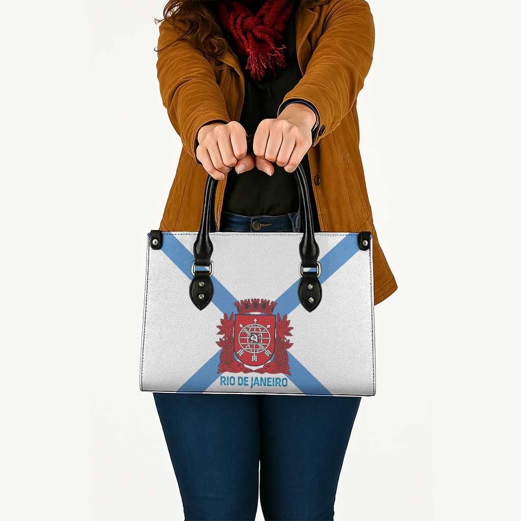 Rio de Janeiro Brazil Leather Bag Flag Style - Wonder Print Shop