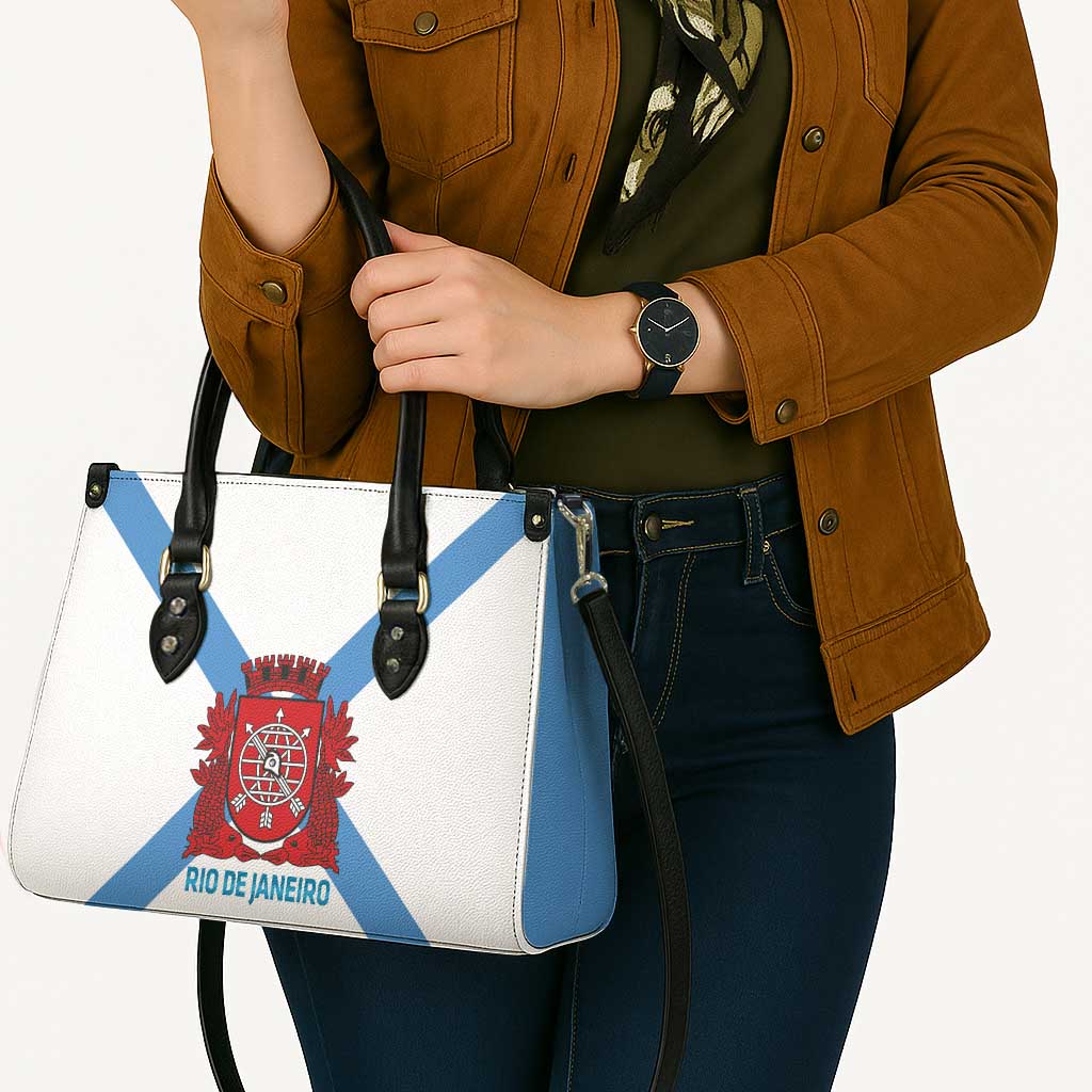 Rio de Janeiro Brazil Leather Bag Flag Style - Wonder Print Shop
