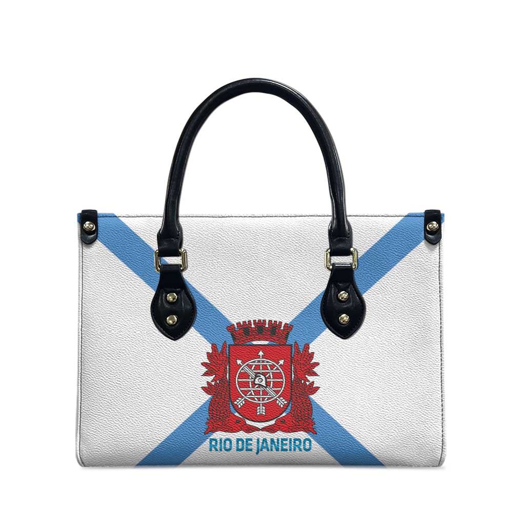 Rio de Janeiro Brazil Leather Bag Flag Style - Wonder Print Shop