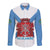 Rio de Janeiro Brazil Long Sleeve Button Shirt Flag Style - Wonder Print Shop