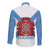 Rio de Janeiro Brazil Long Sleeve Button Shirt Flag Style - Wonder Print Shop
