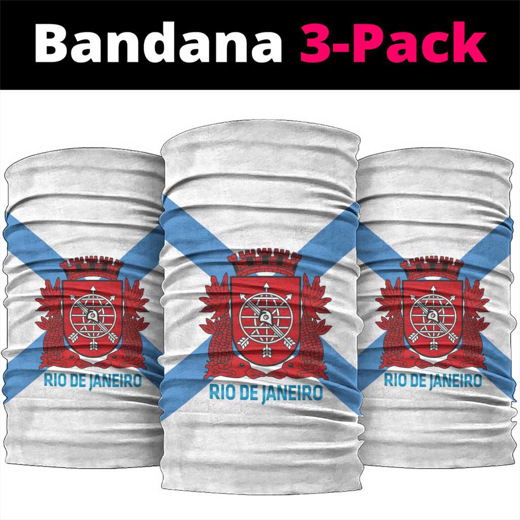 Rio de Janeiro Brazil Neck Gaiter Flag Style - Wonder Print Shop