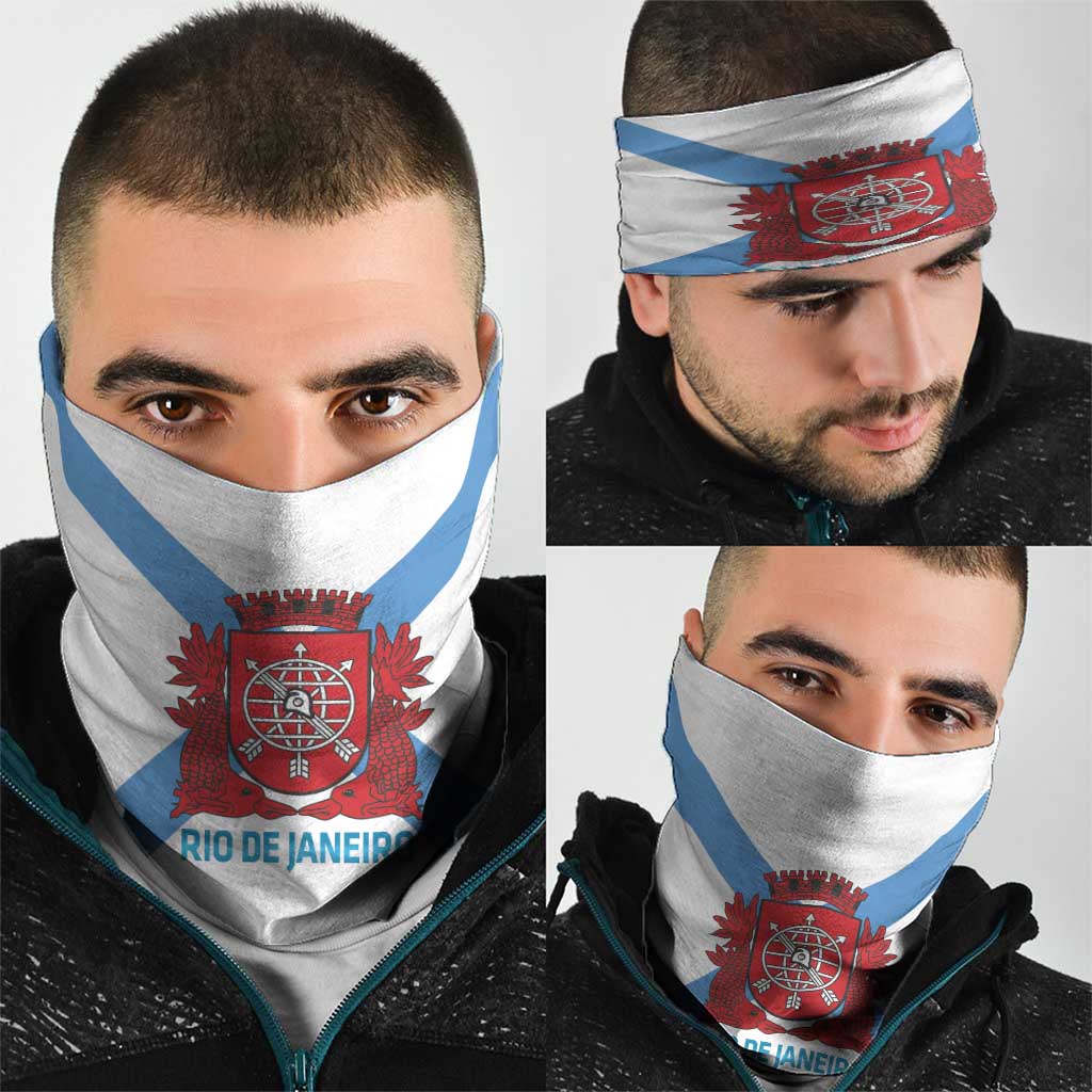 Rio de Janeiro Brazil Neck Gaiter Flag Style - Wonder Print Shop