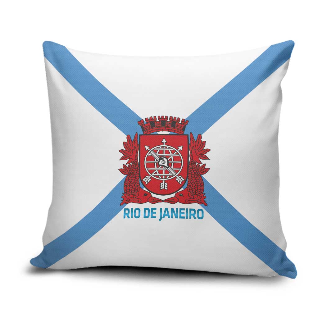Rio de Janeiro Brazil Pillow Cover Flag Style - Wonder Print Shop